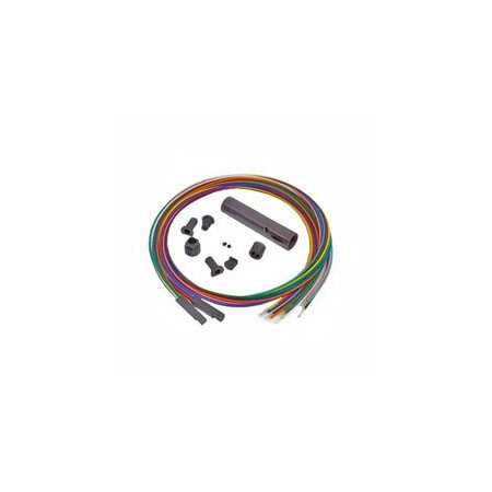 Cable Wholesale 12-Fiber Distribution Break-Out Kit, 2mm Color Coded 40 inch Tubing, Accepts 900um 15F3-02212